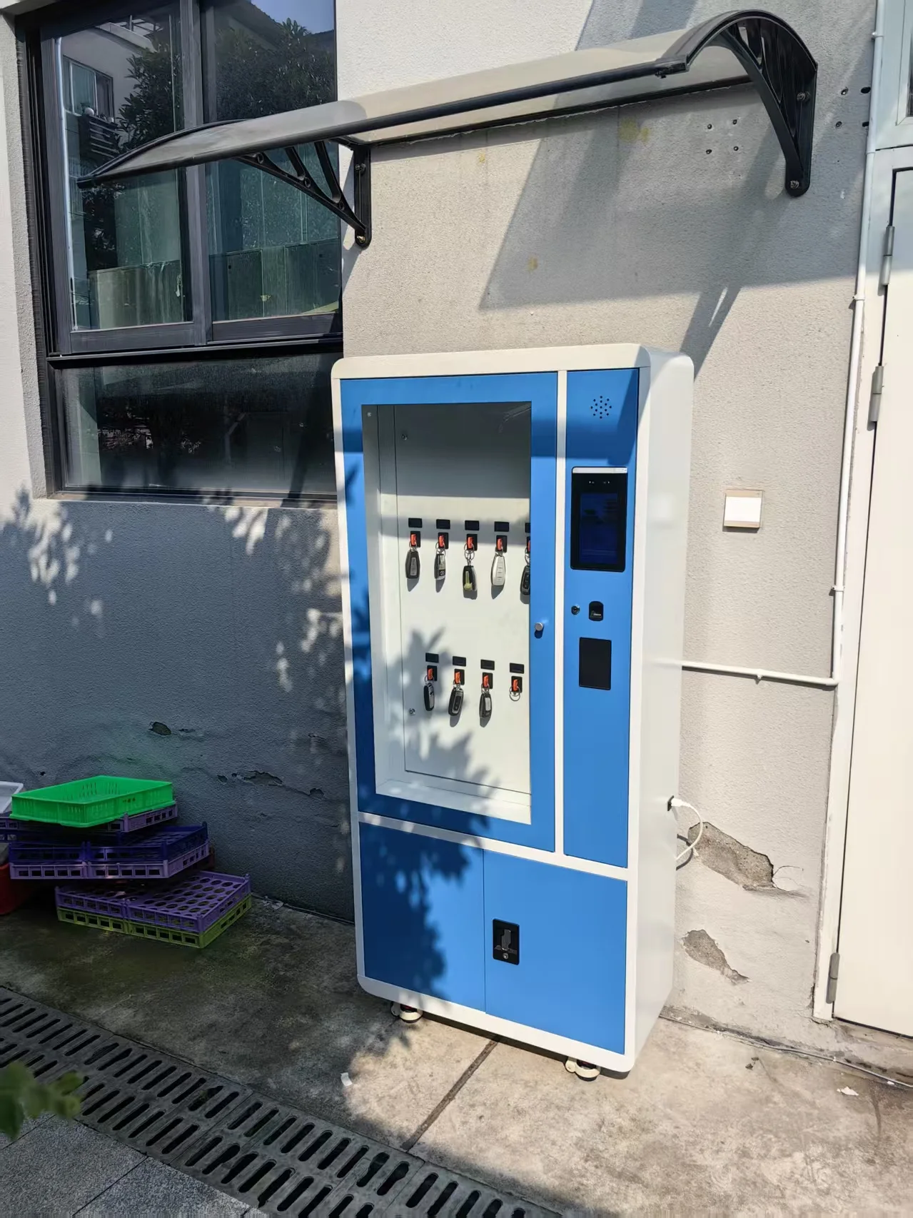 某街道智能钥匙柜单点运营项目现场